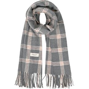 وشاح شتوي نسائي كبير شال دافئ كلاسيكي شرابة منقوشة أوشحة كبيرة الحجم يلتف سميكة in Kuwait