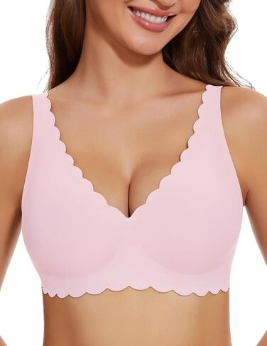 Gailife Cute Floral Bras for Women No Underwire Seamless Ultra Comfort Bralettes for Women with Support Everyday Plunge Bra in Kuwait