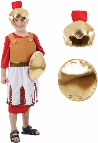 fun shack Boys Shepherd Costume For Kids Biblical Robe Nativity Gown St Joseph Boys Christmas Costumes for Kids in Saudi Arabia