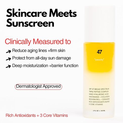 | PLUXOS 47 | SUNSCREEN + SKINCARE SPF 47 FACE MIST SPRAY (Unscented) | SUN DEFENSE COMPLEX CARE | Apply Over Makeup, Broad Spectrum, Clear, Light, Vegan, Hydrate, Fight Acne, Anti-Aging, Cell Repair in Kuwait
