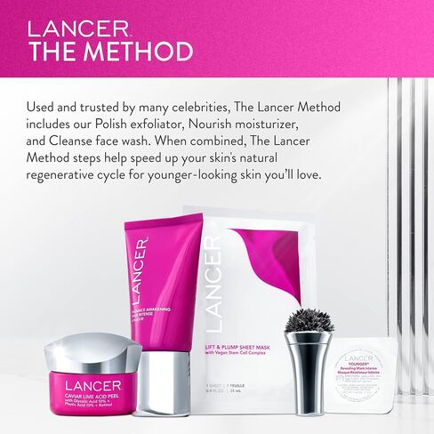Lancer Skincare Caviar Lime Acid Peel, Retinol Facial Chemical Peel with Brightening Glycolic Acid, 1.7 Fluid Ounces… in Saudi Arabia