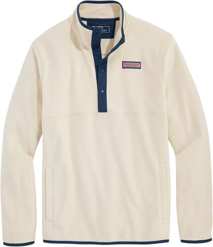 vineyard vines mens Harbor Fleece Quarter-snap in Saudi Arabia