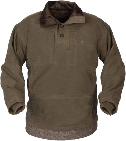 Avery Heritage Waterfowl Sweater – Waxed Cotton & Windproof Fleece, Fleece-Lined Chest Pockets & Side Storage, Rib Cuffs in Saudi Arabia