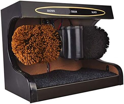 Automatic Induction Electric Shoe Polisher - Portable Leather Cleaning Machine for Quick Dust Removal & Polishing, Perfect for Home, Office, & Hotel Use - Effortless Shine Solution in Saudi Arabia