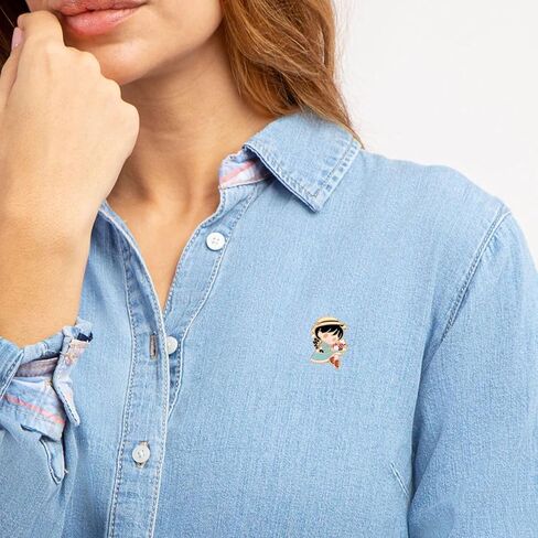 memechic 4 قطع kawaii المينا دبوس مجموعة، لطيف أنيمي دبابيس طية صدر السترة، الكرتون مضحك دبوس السائبة مجموعة بروش زر شارات الجمالية لحقائب الظهر، والسترات، والهدايا للأطفال الفتيات الفتيان مهرجان الحاضر in Kuwait