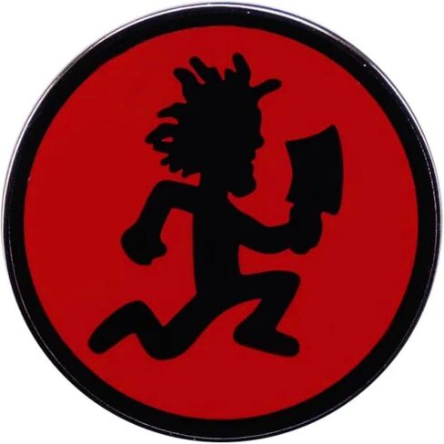 الأحقاد رجل مجنون مهرج الهيب هوب الراب مجموعة Juggalo الموسيقى مروحة 1.2 "الشارات المثبته بالدبابيس in Kuwait