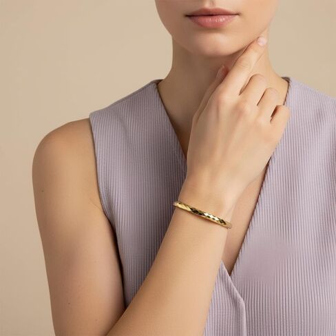 Adjustable Open Cuff Bangle Bracelets for Women Gold Plated Minimalist Stackable Thin Dainty Delicate Hypoallergenic Handmade Christmas Birthday Valentines Graduation Gifts in Saudi Arabia