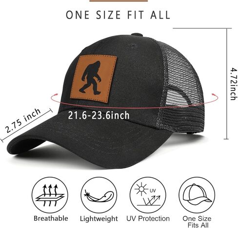 قبعة بيج فوت كبيرة القدم ساسكواتش هدايا قبعات سائقي الشاحنات Snapback للرجال هدايا بيج فوت لعيد الأب والزوج in Saudi Arabia