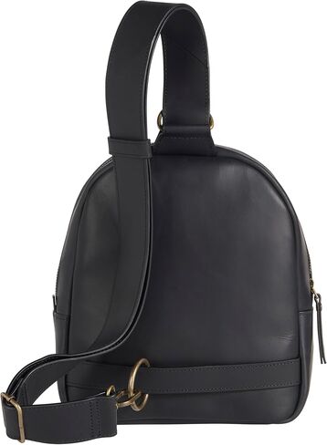 حقيبة ظهر Pendleton Mini Sling، من الصوف والجلد، باللون الأسود مع نمط جنوب غربي، 7.5 × 10 × 2.75 بوصة in Saudi Arabia