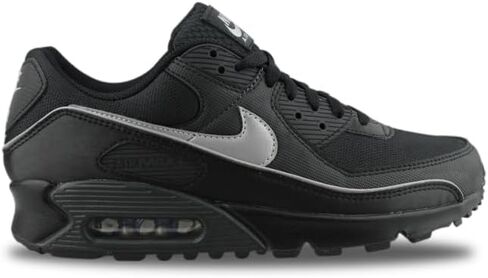 حذاء Nike Air Max 90 Premium للرجال مع لمسات عاكسة (أسود/أسود/أنثراسايت/متعدد الألوان) in Kuwait