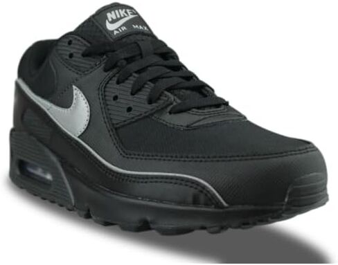 حذاء Nike Air Max 90 Premium للرجال مع لمسات عاكسة (أسود/أسود/أنثراسايت/متعدد الألوان) in Kuwait