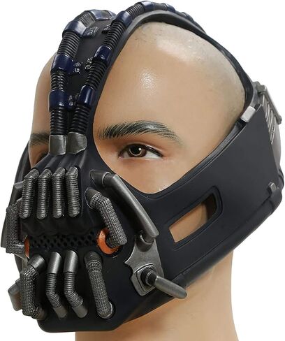 BaronHong Bane Mask المدمرة أقنعة الوجه فارس الظلام يرتفع الفيلم شخصية تأثيري الدعامة زي الملحقات in Saudi Arabia