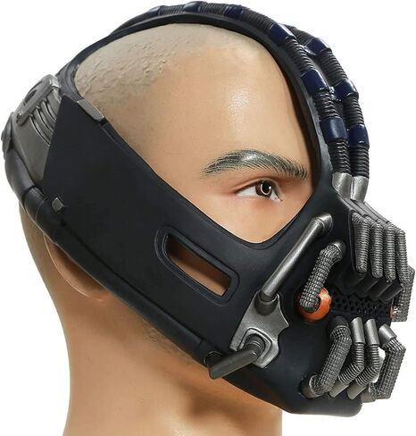 BaronHong Bane Mask المدمرة أقنعة الوجه فارس الظلام يرتفع الفيلم شخصية تأثيري الدعامة زي الملحقات in Saudi Arabia