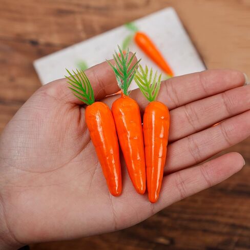 10 حزمة محاكاة الجزرة عيد الفصح الديكور الاصطناعي رغوة صغيرة الخضار DIY بها بنفسك المنزل عيد الفصح هدية مزخرفة الجزر وهمية واقعية in Saudi Arabia