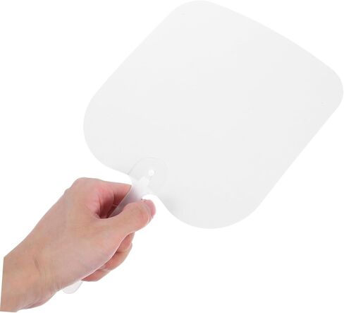 Gadpiparty 6pcs Elegant Double-sided Sublimation Fans Blank Paddle Hand Fans for Wedding Church Events Diy Craft Decor in Saudi Arabia