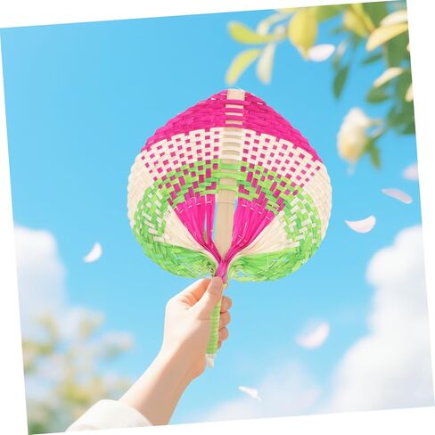 Homoyoyo Handcrafted Fans Handheld Paddle Fans for Summer Cooling Supplies Chinese Style for Outdoor Activities in Saudi Arabia