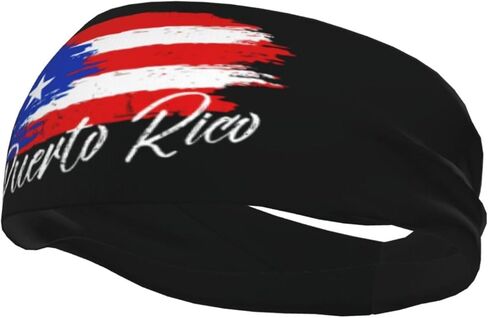 National Flag Sports Sweatband Moisture Wicking Headband for Men Women Running, Cycling, Yoga Fitness, Working Out in Saudi Arabia