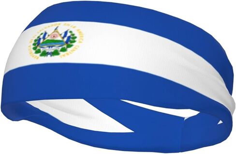 National Flag Sports Sweatband Moisture Wicking Headband for Men Women Running, Cycling, Yoga Fitness, Working Out in Saudi Arabia