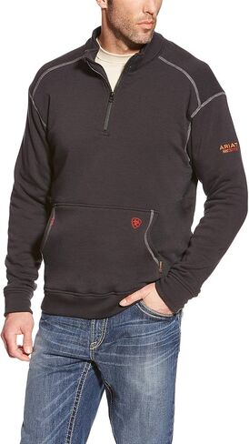 قميص Ariat الرجالي Fr Polartec Fleece بسحاب 1/4 in Saudi Arabia
