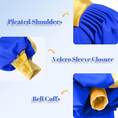 Happy Secret Deluxe Choir Robes with Cuff Sleeves for Church Adults in Saudi Arabia