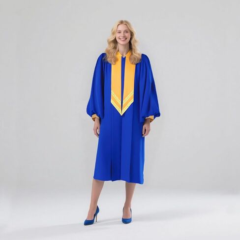 Happy Secret Deluxe Choir Robes with Cuff Sleeves for Church Adults in Saudi Arabia