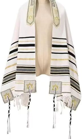 Tallit Prayer Shawl 72"x 22" with Bag For Men & Women in Kuwait