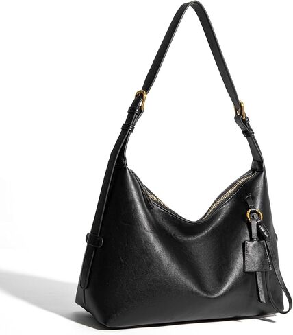 Shoulder Bag for Women Leather Large Slouchy Purse, Crossbody Tote for Travel & Everyday Use in Saudi Arabia