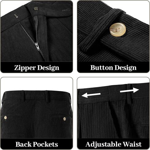 Men Corduroy Suit Slim Fit 3 Pieces Blazer Vest Pants Suits for Men Vintage Wedding Business Party in Saudi Arabia