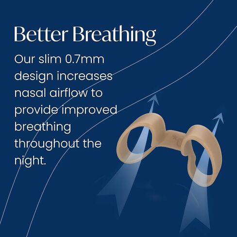 Trial Pack Soft Nasal Breathing Aid for Increased Nasal Breathing - Comfortable Anti Snoring Sleep Aid for Nasal Congestion Relief, Nasal Decongestant for Improved Sleep and More in Saudi Arabia