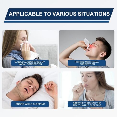 100PCS Nasal Strips for Snoring, Nose Strips for Breathing, Snore Stopper, Nasal Congestion Relief, and Better Sleep Aid in Saudi Arabia