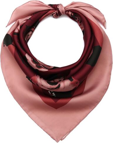 Kate Spade Women's Park Roses Silk Square, Stylish & Light Fashion Accessory for Everyday Styling in Kuwait