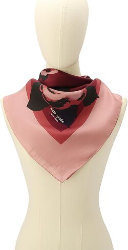 Kate Spade Women's Park Roses Silk Square, Stylish & Light Fashion Accessory for Everyday Styling in Kuwait