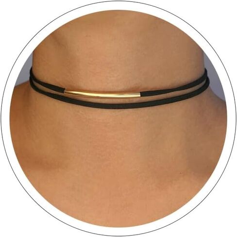 Black Choker Necklaces for Women 90s Red Black Velvet Choker Necklace Thick Thin Chocker Tube Heart Circle Choker Necklace Lace Tatto Collar Necklace Goth Choker Jewelry in Saudi Arabia