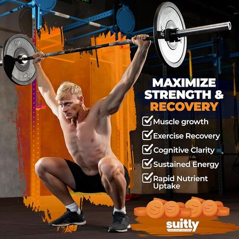 علكات الكرياتين العضوية فائقة الصغر من وزارة الزراعة الأمريكية للرجال والنساء؛ Orange Max Absorption 5g Creatine Gummies خالية من السكر لاكتساب العضلات والطاقة والانتعاش؛ أداة بناء العضلات للنساء مع حقيبة - عدد 120 in Kuwait