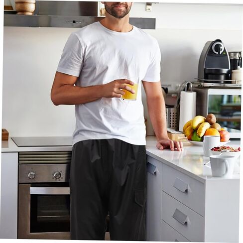 VANZACK Breathable Rain Pants for Adults Resistant Outdoor Pants with Elastic Waistband Lightweight Durable in Saudi Arabia