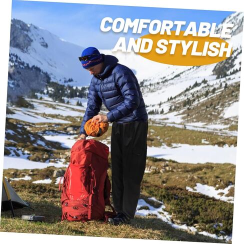 VANZACK Breathable Rain Pants for Adults Resistant Outdoor Pants with Elastic Waistband Lightweight Durable in Saudi Arabia
