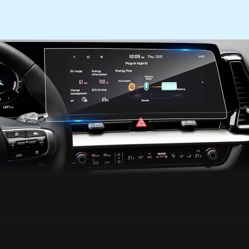 LFOTPP GMC Sierra 1500 2500HD 3500HD 8 Inch IntelliLink 2016-2017 Car Navigation Screen Protector, [9H] Tempered Glass Center Touch Screen Protector Anti Scratch High Clarity in Kuwait