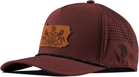 Branded Bills Pennsylvania 2 Leather 5-Panel, Lightweight, Comfortable Baseball Cap in Saudi Arabia