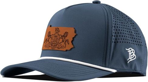 Branded Bills Pennsylvania 2 Leather 5-Panel, Lightweight, Comfortable Baseball Cap in Saudi Arabia