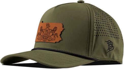 Branded Bills Pennsylvania 2 Leather 5-Panel, Lightweight, Comfortable Baseball Cap in Saudi Arabia