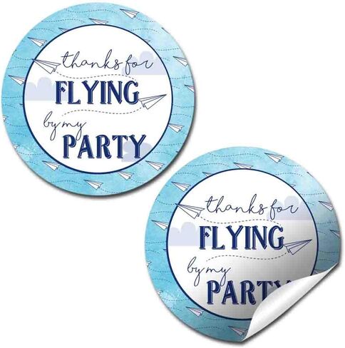 Dart Gun Birthday Party Sticker Labels, 40 2" Party Circle Stickers by AmandaCreation, Great for Party Favors, Envelope Seals & Goodie Bags in Saudi Arabia