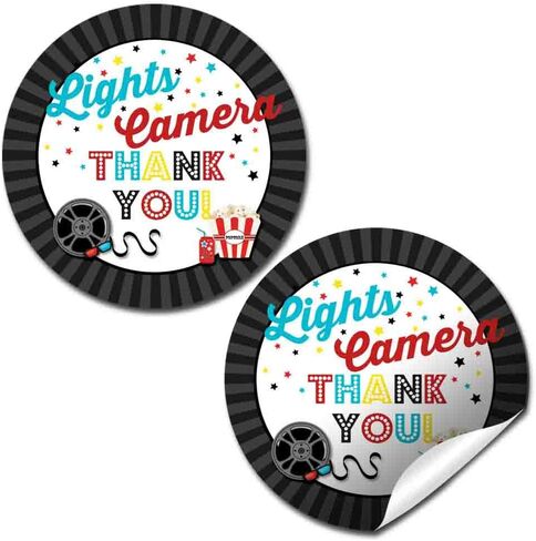 Dart Gun Birthday Party Sticker Labels, 40 2" Party Circle Stickers by AmandaCreation, Great for Party Favors, Envelope Seals & Goodie Bags in Saudi Arabia