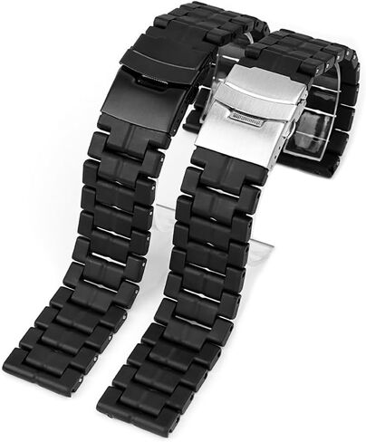 Men's Stainless Steel Strap Compatible for 23mm Luminox Leatherback Sea Turtle Giant 44mm 0320 0321 0323 0324 0325 0329 0330 0333 0335 0337 Ladies outdoor work waterproof watch band wrist strap in Saudi Arabia