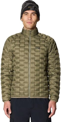 Mountain Hardwear، سترة Temescalborz Down - للرجال، Stone Green، L in Kuwait