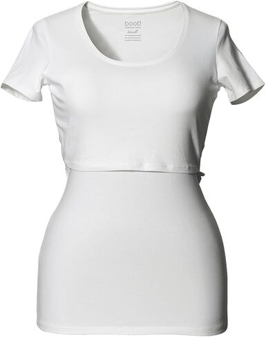 Classic Organic Scoop Neck Maternity & Nursing Top in Saudi Arabia