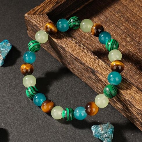 72ore Money Bracelets Attraction for Women Green Jade Money Wealth Feng Shui Luck Bracelets Crystal Protection Jewelry Spiritual Gifts in Saudi Arabia