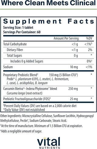 Hyperbiotics Vital Nutrients Pro Men Probiotics | Vegan Advanced Probiotics for Men | Clinically Studied for Prostate Health, Digestive Balance and Gut Health* | Gluten, Dairy, Soy Free | 60 Tablets in Saudi Arabia