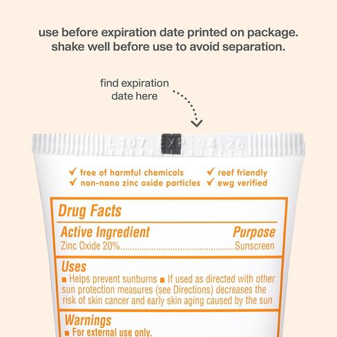 ثينك بيبي واقي من الشمس شفاف زنك SPF 30، 3 FZ in Kuwait