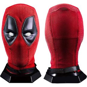 Superhero Wade Wilson Cosplay Red Helmet Mask Suitable for Boys and Girls Holiday Parties, Comic-Con and all Kinds of Get-Togethers （23.63 in Head Circumference） in Saudi Arabia