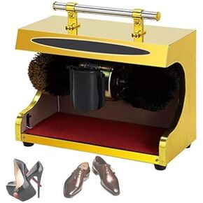 Compact Electric Shoe Polisher with Dual Brushes – Automatic Shoe Shine Machine for Home, Office, Hotel & Commercial Use – Efficient Footwear Care Solution (C) in Saudi Arabia
